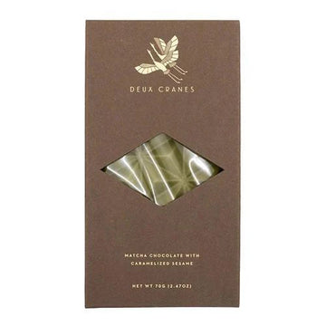 Deux Cranes - Matcha Chocolate with Caramelized Sesame
