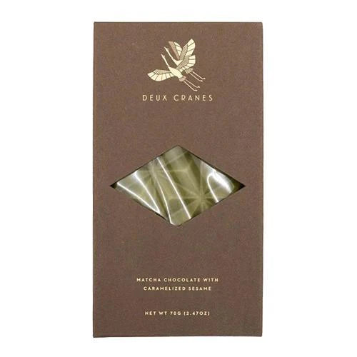 Deux Cranes - Matcha Chocolate with Caramelized Sesame