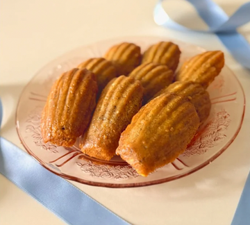 cammies.nyc - Thai Tea Madelines with Condensed Milk Mousse