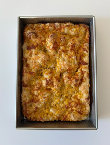 k.tch.n - Korean Corn Cheese Focaccia