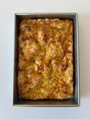 k.tch.n - Korean Corn Cheese Focaccia