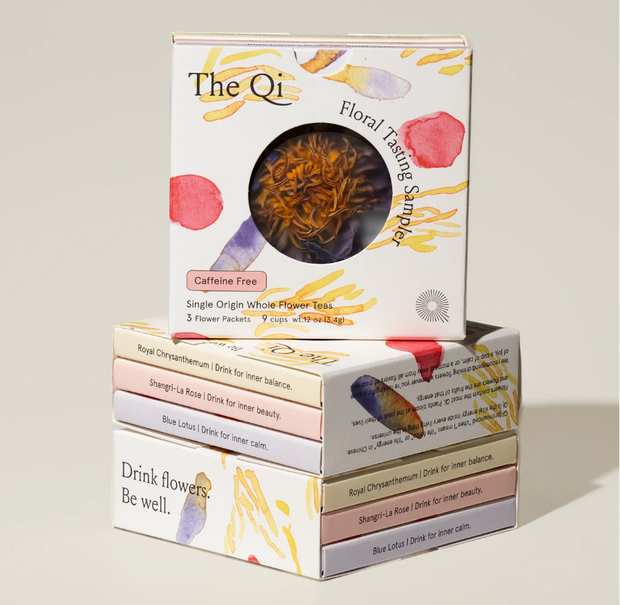 The Qi - New Floral Tea Tasting Sampler