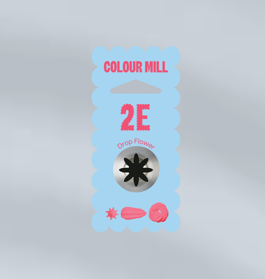 Colour Mill Piping Tip 2E Drop Flower