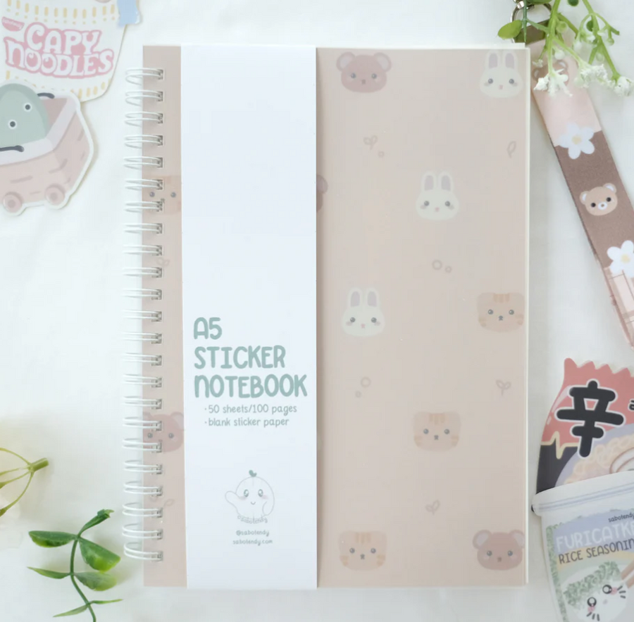 Sabotendy A5 Sticker Notebook