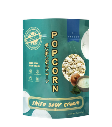 Pom Pom Popcorn by Bessou - Shiso Sour Cream Popcorn