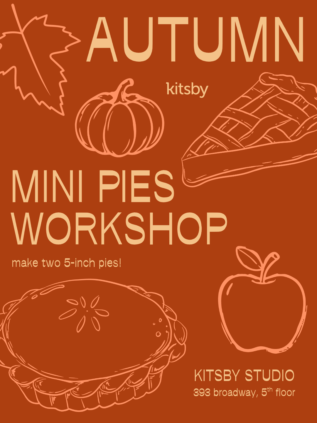 Autumn Mini Pies Workshop