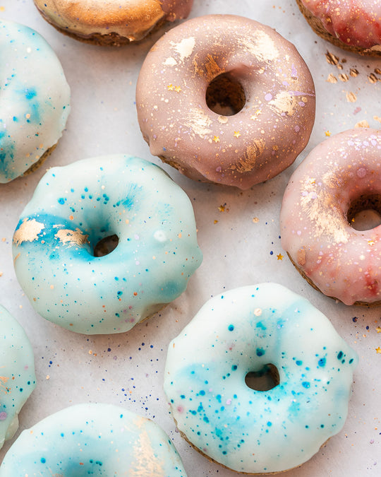 starry cake donuts