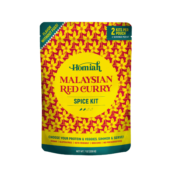 Homiah Spice Kits: Laksa, Rendang & Red Curry Perfect For Hotpot