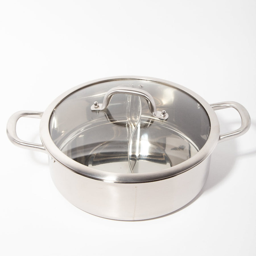 Upgrade To A Large Dual Hotpot Pot (Feeds Up To 8 People) - Replaces Small Pot**